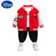 Disney Boys Spring Jacke 2025 Neue Baby Spring- und Herbstjacke für Kinder Herbst Boys Baseballuniformen dunkelgrau 90 cm