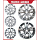 15 Zoll 16 Zoll geeignet für Buick Enron und Veron GS Regal Lacrosse GL8 Luzun Business Vehicle Aluminium Leichtmetallräder 16 Zoll J6169 Silberfarbe Regal 15x6j