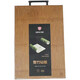 
Double gun whole bamboo cutting board household kitchen solid wood chopping board rectangular thickened bamboo chopping board knife board rolling panel zb1049 convex handle
