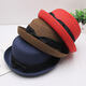 Chu Zi Ji Topper Frauen französischer Französisch- und Sommerhut Sonnenhut Mode Strohhut Frauen kleiner Schwim Sonnenschutz Japanische vielseitige Topfhut KOREAN STYLE ENGLISCHE KHAKI/BUR TOPPER Erwachsener Model (55-57 cm)