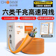 Akihabara (Choseal) Super catégorie 6 Catégorie 6 Catégorie 6 Catégorie Gigabit Surveillance du réseau Câble de réseau Décoration Home Decoration Pré-incorporée Un câble 10G Câble Broadband Orange Super Catégorie 6 Catégorie 10G Double Câble réseau blindé [QS6169C] 305 mètres / boîte