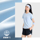 安踏速干套装丨运动短袖短裤两件套女夏季冰丝跑步吸湿透气羽毛球服
