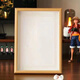 Youmipa mesa tridimensional marco de fotos caligrafía escritorio regalo de cumpleaños estudiante tamaño de marco adornos caligrafía y pintura marco creativo cuadro colgante exquisito marco de fotos color madera con cartón 10 pulgadas 21 cm * 26 cm