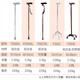 Aufu Foshan Oriental Crutteur à quatre coins Aluminium alliage léger à trois pattes à trois pattes Réglable et bas les jambes et pieds de pieds plus anciens [Crutch unique] FS9276L Couleur de bronze (pliable)