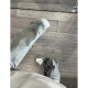 7 hochwertige amerikanische High Street-Waschen und alte Jeans-Flammdruckdesign Gerade schlanker Vibe Micro-Flare Hosen Trendy DDD-689# Gelbe Schlammfarbe 3xl