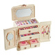 Chuangjingyis Auswahl der Kinderkosmetik und Drag -Set für Mädchen Make -up Set für Prinzessin Geschenkbox Spielzeug Kamera Beauty Box + Big Doll + Make -up Pinsel
