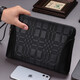 Jinlilai Offizielle Website Fang Ship Shop Flag offizielle Website Handtasche Herren Clutch Bag Herren -Leder Passwort Lock Handtasche Herren Doppel -Clip -Tasche Geschäft Black Schwarz