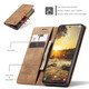 Xunzhe [conception de sacs de cartes] Samsung S25ultra Mobile Phone Case S25 Business rétro Multi-fonction Card-Plug-Type Cuir S25 + Shell de support anti-automne tout simplement inclusif [Bourgunde] Samsung S25 Ultra