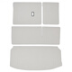 Suitable for 24 Buick GL8 trunk pads, full trunk pads, phev Luzun leather protective pads, interior supplies, Buick GL8-original white-main pad + backrest 4 GL8phev seven-seater (4199/3899)