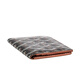 GOYARD presbyopic printed flap pockets, cowhide, card holder, passport bag, same style for men and women, black/brown