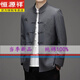 Hengyuanxiang Tang Anzug Herrenanzug langärmliger Frühlings- und Herbstanzug chinesischer Stil Dad Zhongshan Anzug Neuen chinesischen Stil mittleren Alters und ältere High-End-Kleidung Opa Grey (Single-Coat) M 170