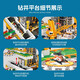 Bimochang Patriotic Science and Education Building Blocs Série chimique Série de produits chimiques Offshore Plate-forme de forage d'assemblage Ornements Boy jouet offshore Huile Drivel Blue Whale No. 1 3271PCS