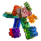 
Children's Digital King War God Team Combination Transformation Car Robot Transparent Boy Set Toy Transparent Digital War God 15 in 1 [Y012(0-9+ symbols