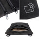 Pequeño disco doméstico RFID Bordeo de alta gama y viajes Passport Passport Bag Crossbody Pass Bolsa Pasaporte Pasaporte Clip de almacenamiento Bag Olive Green Rfid Anti-Teft Pincel