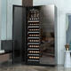 BAIKAILUN frequency conversion wine cabinet dual temperature constant temperature red cabinet home living room ice bar office tea refrigerator double door office thin zero embedded bench embedded freezer embedded glass refrigerator mirror dual temperature red wine + ice bar 112 bottles thick section