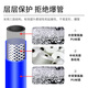 XMSJpu夹纱气管软管8*5空压机气泵气动高压防爆伸缩螺旋管8/10mm 夹纱管1283米带自锁接头