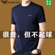 
Emporio Armani authentic Asian men's pure cotton short-sleeved T-shirt 2024 summer thin round neck casual base shirt top 1518 white M 165/suggested 95-115Jin[Jin equals 0.5 kg]