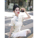 Neue chinesische Stil täglich tragbare kleine mittelgroße Cheongsam Neue Sommer verbesserte junge Modell 1584 Bildfarbe L.