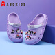ABC Niños Slippers Sanrio de Sanrio Summer Girls Kulomi Sandalias Sobleos suaves Zapatos de playa 8605 Púrpura 33