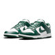 Nike (Nike) Shoes Men Dunk Low Retro Low Top Casual Sneakers de zapatillas de zapatillas Retro Ligeros y cómodos DD1391-101 Blanco y verde 40.5