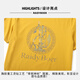 Raidy Boer/雷迪波尔【青铜神树】2025年夏重工烫钻男短袖T恤7018 黄色 M /170/48