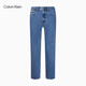 Calvin Kleinjeans [réplica 90 Serie] 25 hombres y mujeres de primavera y verano El mismo modelo CK retro jeans rectos 4RB701G U1W-Denim Light Blue 30