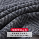 JIUJI Cashmere Scarf Short Men's Winter Thickened Warm Korean Style Men's Small Scarf High-end Gift Box Gray (Short Style)