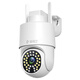 Police TV 4G Vitality Camera Room for Lifetime Free Recharge Traffic No Network Needs WiFi Monitor 360 Degree No Dead Angle With Night Vision Panoramic Rural Mobile Remote
