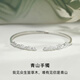 Kuxuan <Qingshan> 999 Pure Silver Men's Bracelet Bracelet Men's High-end Silver Bracelet Bracelet Bracelet Boy Gift Qingshan> 999 Pure Silver Bracelet + Appraisal Certificate + Product