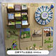 Hongtong Kindergarten Wandspielzeugkorridor Spiel Dekoration Kinder frühe Bildung Montessori Unterricht AIDS Wandbetrieb Kognitiver Brettmaterial Formspiel