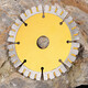 Qinkai stone cutting blade dry cutting king flower tooth diamond saw blade concrete marble granite cutting special light blade 114 wall opening king (sharp tooth guard) 5 pieces