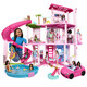 【8成新】芭比（Barbie）过家家玩具城堡别墅儿童玩具生日送礼礼盒-芭比梦想豪宅乐园HMX10 