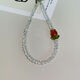 
Beiyipin Girls Beaded Mobile Phone Lanyard Wrist Mobile Phone Hanging Chain Tulip Crystal Mobile Phone Chain Hanging Chain Versatile Pendant Bag Mobile Phone Pendant Mobile Phone Lanyard Wrist