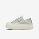 Heshe (Tata) Zapatos de suela grueso casual Zapatos para mujeres 2025 Summer CT701BM5 Plata 35