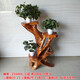 
Natural root carving stand base log living room Chinese bonsai fish tank stand solid wood tree root art balcony ornament antique 16822