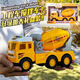 Soumade Children's Cement Mixer Truck Toy Engineering Mixer Car Model Sound und Light Transport Truck Kindergeburtstagsgeschenk