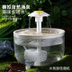 LDLC猫咪饮水机自动循环恒温加热冬季喝水器流动小猫酸奶机宠物喂水碗 磨砂白小花白盖加热版