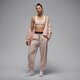 耐克（NIKE）Jordan耐克乔丹女子透气速干衬垫运动内衣秋季中强度支撑FB6873 838冰番石榴色/黑 M