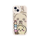 XMSJ Jiyikawa iPhone16Promax Paar Mobile Hülle USAqi Apple 13 Cartoon süßes Silikon 15p Sand Pink Jiyi-MH4882 Apple 12