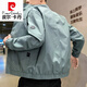 皮尔卡丹（pierre cardin）高档品牌立领夹克男士春季新款宽松青年帅气潮流休闲外套男春秋 7027黑色 M 【90-110斤】
