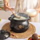 German quality casserole, gas stove, casserole, stew pot, household gas pot, soup pot, ceramic pot, small clay pot, two-color flower, 3-5 people burned, new 3892ml