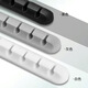 Datenkabelverwaltungskabelverwaltungsgeräte Ladung Desktop-Hub-Artektor-Beschützer Drahtspeicher und Organisation Mausfixer Grau [Zwei-teiliger Set] 7+7 [Modell] 2 Teile