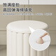 Chibalun dressing stool dressing table stool small bedroom makeup chair small round stool soft bag can store household shoe changing stool