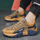 Forrest Gump Schuhe Herrenschuhe atmungsabstimmung kleine weiße Brettschuhe Sportschuhe lässige Schuhe Ein Fuß Pedal Trendy Schuhe Nicht-Schlupf-Kleidung-resistente Laufschuhe verbesserte Version-Khaki 41
