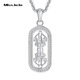 Miss JuJu pt950 platinum vajra pendant for men, platinum rotatable pendant, national style design, pendant, weight 7.2-7.4 grams, width about 11mm