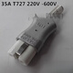 INSPUR T727 / 728 Aluminium Plug de chauffage en alliage en alliage en alliage Céramique Céramique Fournace industrielle Plug de résistance à haute température 35A 600V Tête droite 727 Jack 6 mm Plus de 100