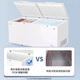 Haier [PCM inner liner] Horizontal freezer with a capacity of 600 liters or more large capacity ultra-low temperature refrigeration and freezing one-click switch refrigerator deep-cooled quick-frozen seafood tea refrigerator [829 liters of white] 829HEZ丨-38 degrees 丨Electronic temperature control