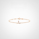 Xuecong Zhurui Magic 18K gold with diamonds rose gold platinum moon bracelet gift jewelry 18K rose gold (snake-shaped pendant)