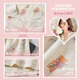 Cat man [cute print] Women's pajamas and lapels can be worn outside for girls cartoon girls' home clothes new set