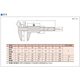 Mitutoyo Vernier Caliper 530-101/0-150mm/0.05mm Thin High-Precision Oil Standard Mechanical Caliper Industrial Grade Imported from Japan